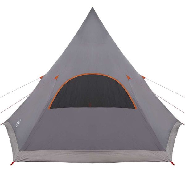 Тент тип Teepee за 5 души 5 души Сив и оранжев