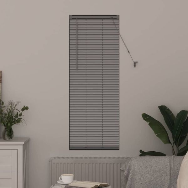 Вертикални щори Сребрист 175 x 50 см Алуминий