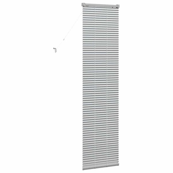 Вертикални щори Сребрист 175 x 50 см Алуминий