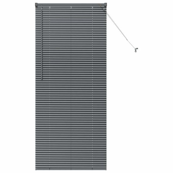 Вертикални щори Тъмносиво 175 x 80 см Алуминий