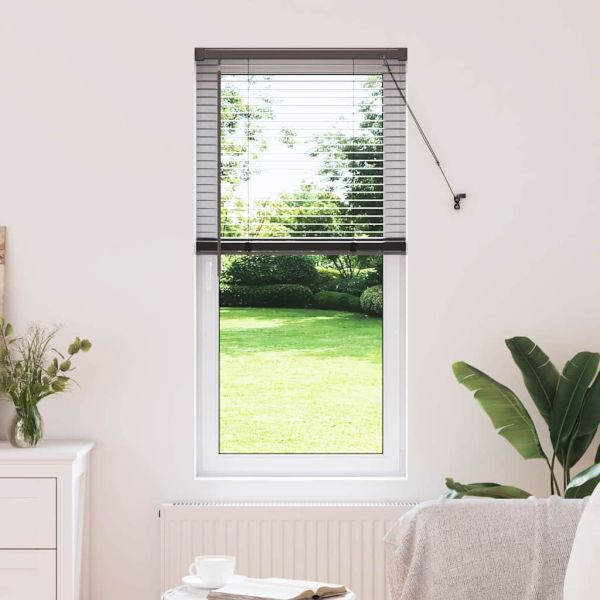 Вертикални щори Черно 130 x 60 см Алуминий