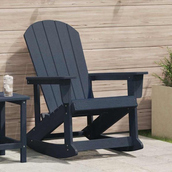 Люлеещ се стол Adirondack Морски син HDPE