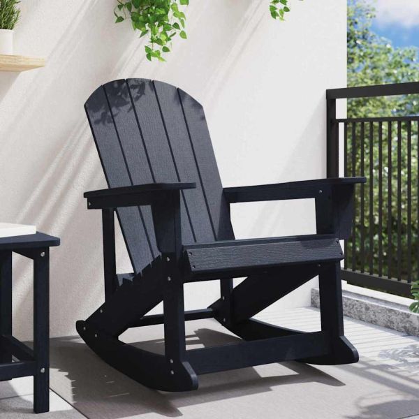 Люлеещ се стол Adirondack Морски син HDPE
