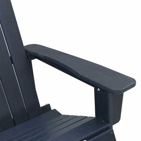 Люлеещ се стол Adirondack Морски син HDPE