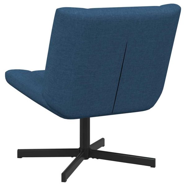 Въртящ се стол Синьо 63 x 75 x 76 см текстил