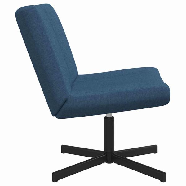 Въртящ се стол Синьо 63 x 75 x 76 см текстил