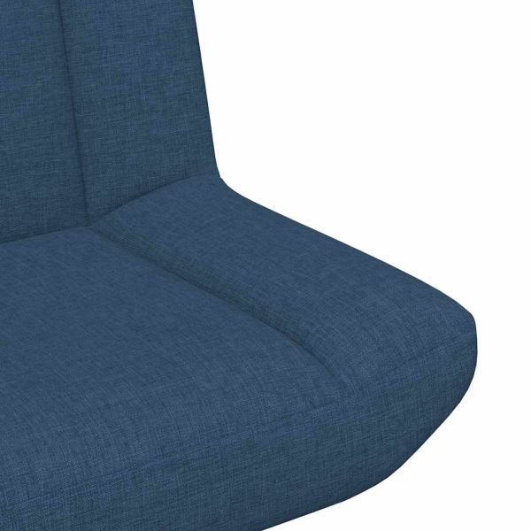 Въртящ се стол Синьо 63 x 75 x 76 см текстил