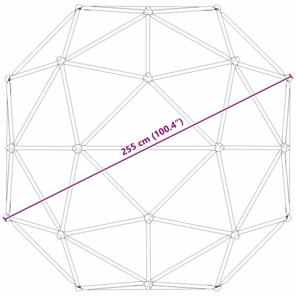 Дъга за катерене Синьо Стомана