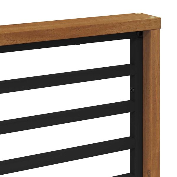Комплект дивани за открито 7 бр. Натурален и Антрацит