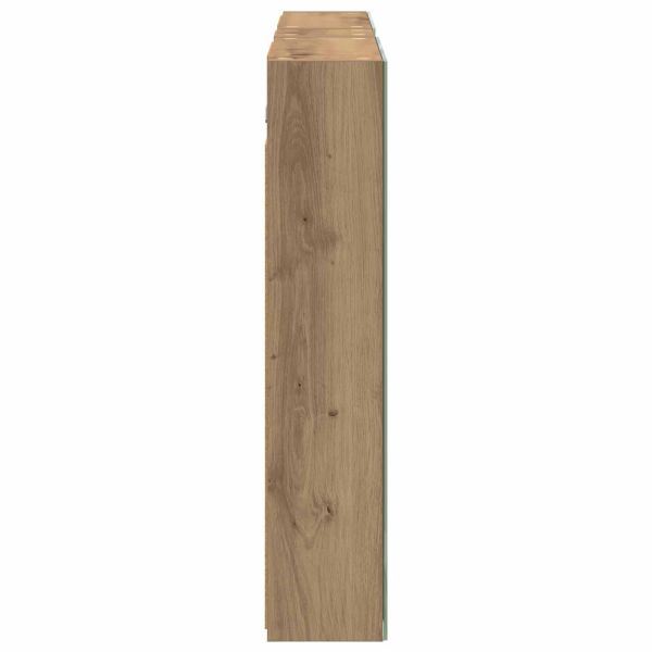 Комплект шкафове за баня с рафт 3 pcs 120 x 14,5 x 70 см