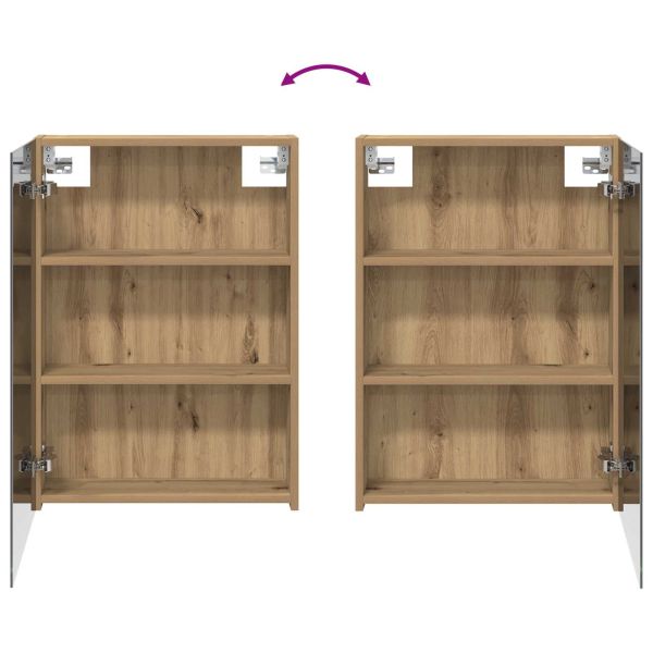 Комплект шкафове за баня с рафт 3 pcs 120 x 14,5 x 70 см