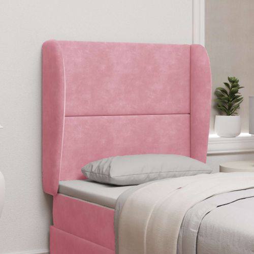 Ушичка на таблата Розово 80 x 23 x 6 см Кадифе