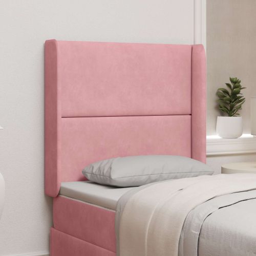 Ушичка на таблата Розово 80 x 16 x 4 см Кадифе