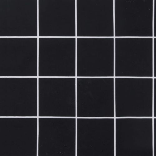 Палетна възглавница черно каре 60x60x8 см Оксфорд плат