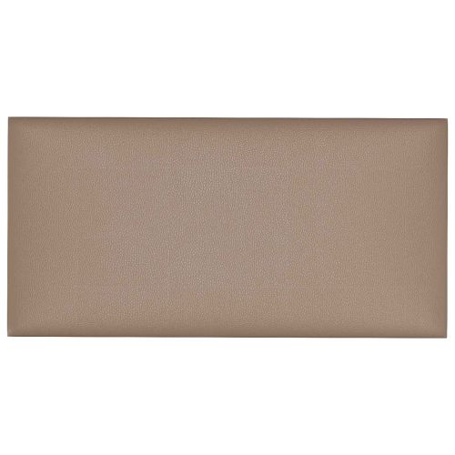 Стенно табло за легло 12 pcs Капучино 30 x 15 cm текстил