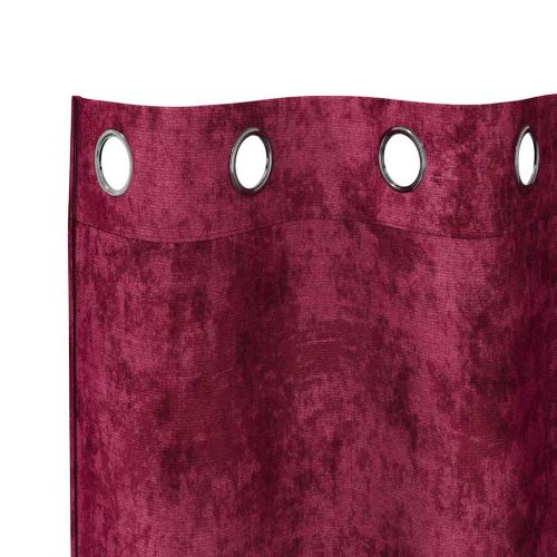 Кадифени завеси С завеси 2 pcs виненочервен 225 x 140 см Кадифе