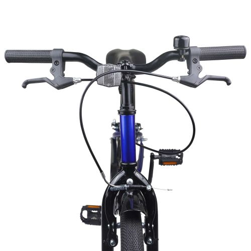 Детски Велосипед 18 инча за 5-7 години Синьо черно