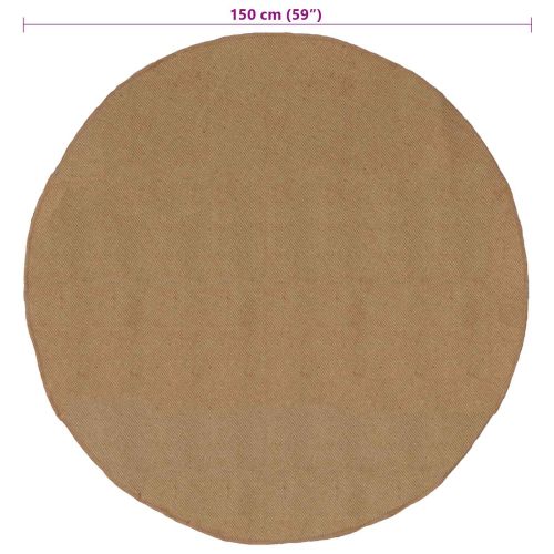 Килим Естествен Ø 150 см юта