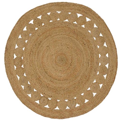 Килим Естествен Ø 120 cm юта