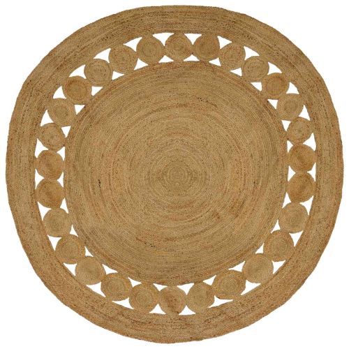 Килим Естествен Ø 240 см юта
