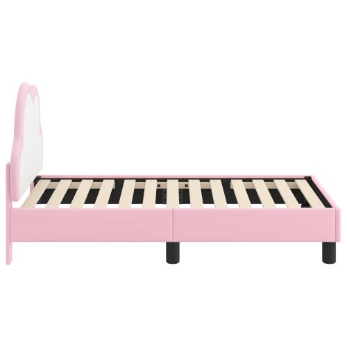 Легло за малко с главна дъска с таблото Розово 70 x 140 cm PU