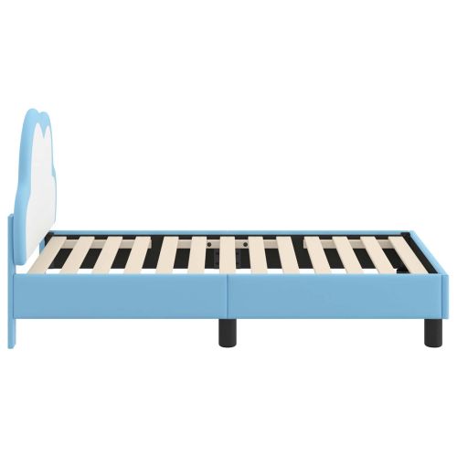 Легло за малко с главна дъска с таблото Синьо 70 x 140 cm PU
