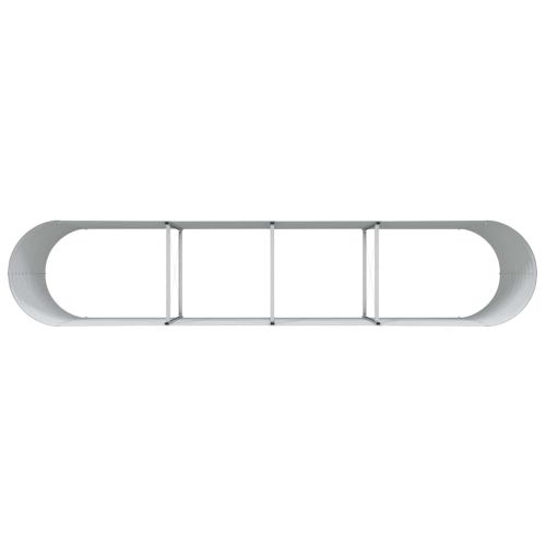 Повдигнато легло Кафяво 400 x 80 x 81 cm Стомана