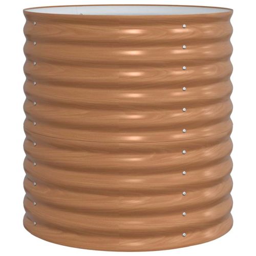 Повдигнато легло Кафяво 80 x 80 x 81 cm Стомана