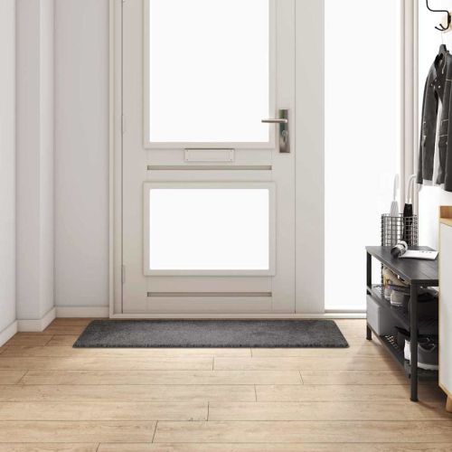 Килим пътека Сиво 50 x 150 cm 100% Полипропиленов Тапициран