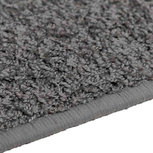 Килим пътека Сиво 50 x 150 cm 100% Полипропиленов Тапициран
