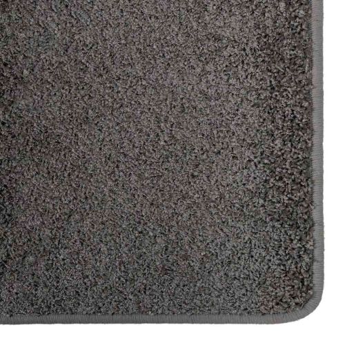 Килим пътека Сив 80 x 300 cm 100% Полипропиленов Тапициран