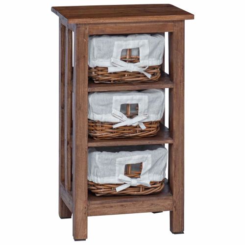 Странична маса Кафяво 38 x 28 x 72 см