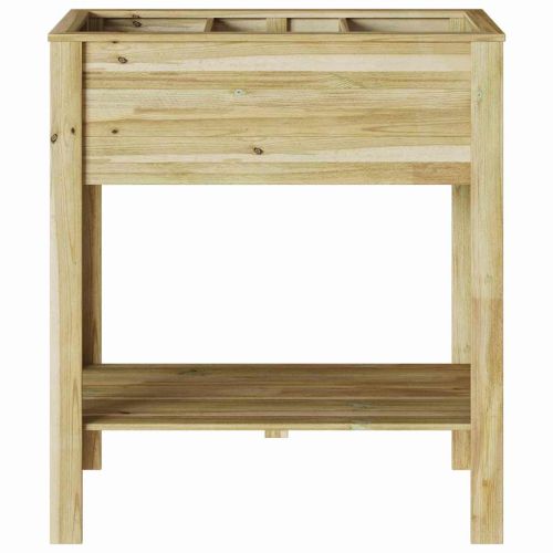 Висока саксия Кафяво 85,5 x 46,5 x 96 см