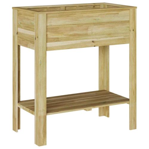 Висока саксия Кафяво 85,5 x 46,5 x 96 см