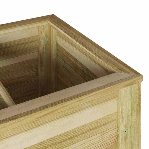 Висока саксия Кафяво 85,5 x 46,5 x 96 см