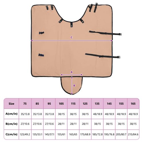 Конско одеяло Капучино 155 cm Полиестер