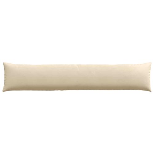 Диван възглавници 2 pcs Крем 200 x 40 см текстил