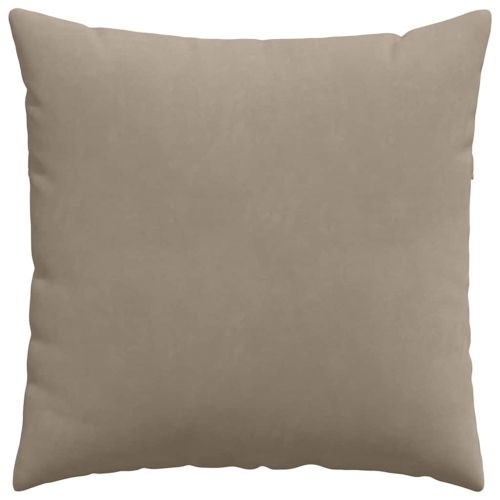 Диван възглавници 2 pcs Таупе 80 x 80 cm текстил