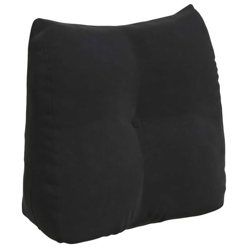 Възглавница за гръб Черно 45 x 24 x 50 см Кадифе