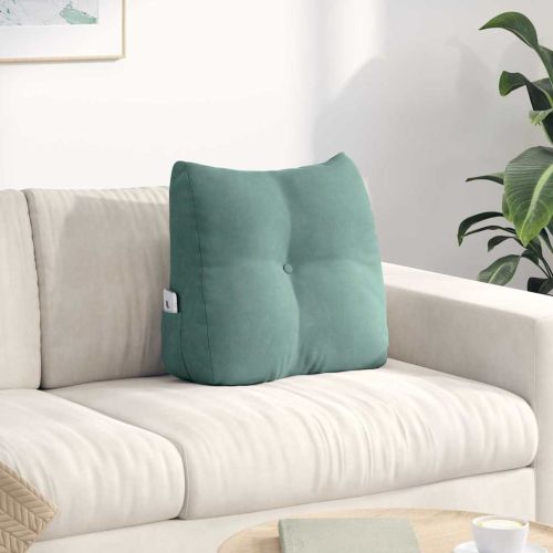 Възглавница за гръб Морско зелено 45 x 24 x 50 см Кадифе