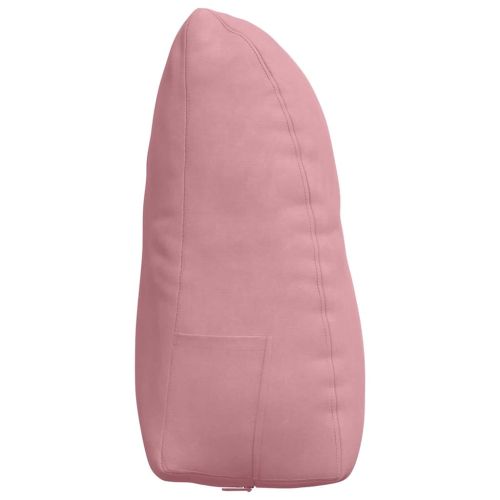 Възглавница за гръб Розово 60 x 24 x 50 см Кадифе
