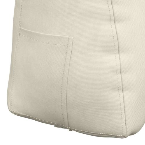 Възглавница за гръб Крем 60 x 24 x 50 см Кадифе