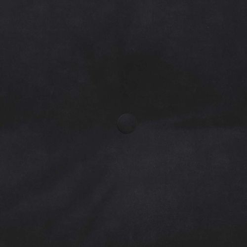 Възглавница за гръб Черно 140 x 24 x 50 см Кадифе