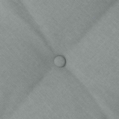 Възглавница за гръб Светлосиво 50 x 19 x 45 см текстил