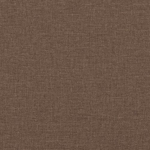 Възглавница за гръб Кафяво 60 x 19 x 50 см текстил