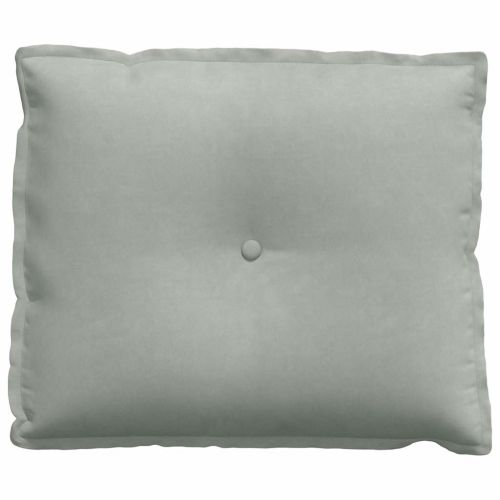 Възглавница за гръб Светлосиво 60 x 50 cm Кордюрова тъкан