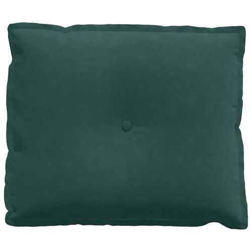 Възглавница за гръб Тъмен зелен 60 x 50 cm Кордюрова тъкан