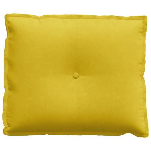 Възглавница за гръб Жълто 60 x 50 cm Кордюрова тъкан