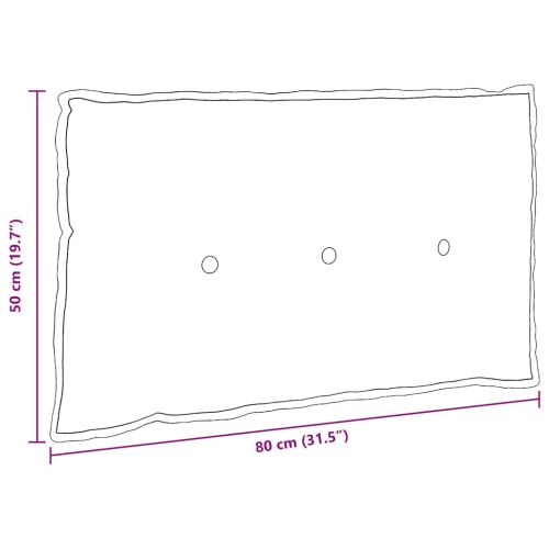 Възглавница за гръб Крем 80 x 50 cm Кордюрова тъкан