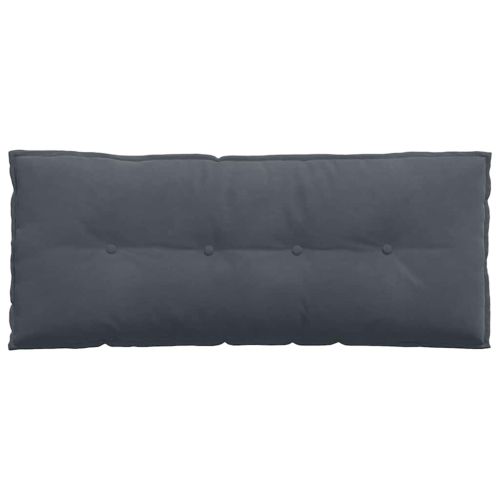 Възглавница за гръб Тъмносиво 120 x 50 cm Кордюрова тъкан